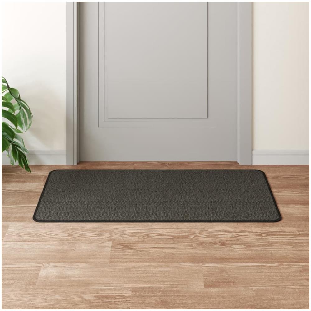 Tappeto Corsia Aspetto Sisal Antracite 50x100 Cm - Foto 1