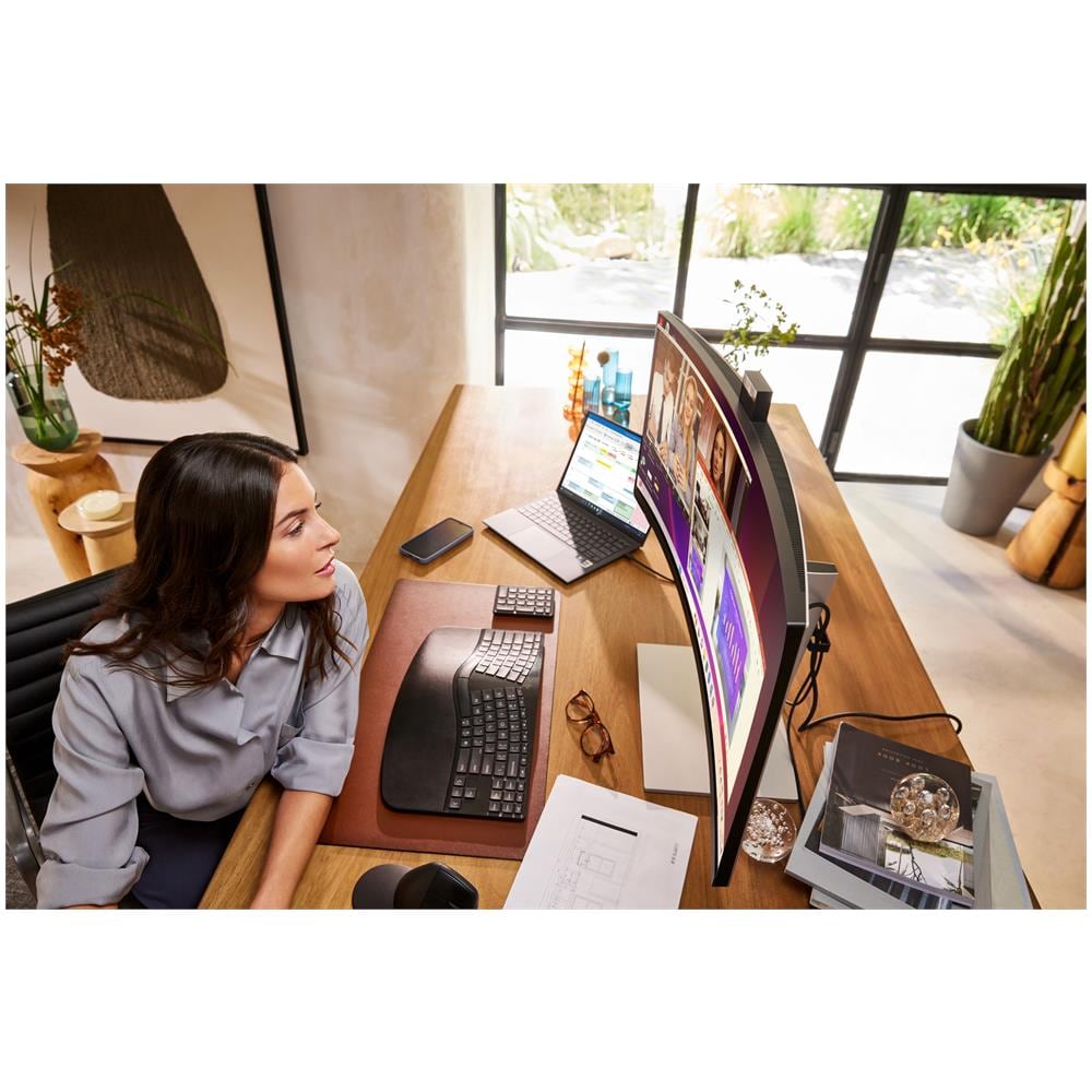 Monitor 34" LED IPS Curvo 8K157AA#ABB 33440 x 1440 Ultra HD Tempo di Risposta 5 ms - Foto 9
