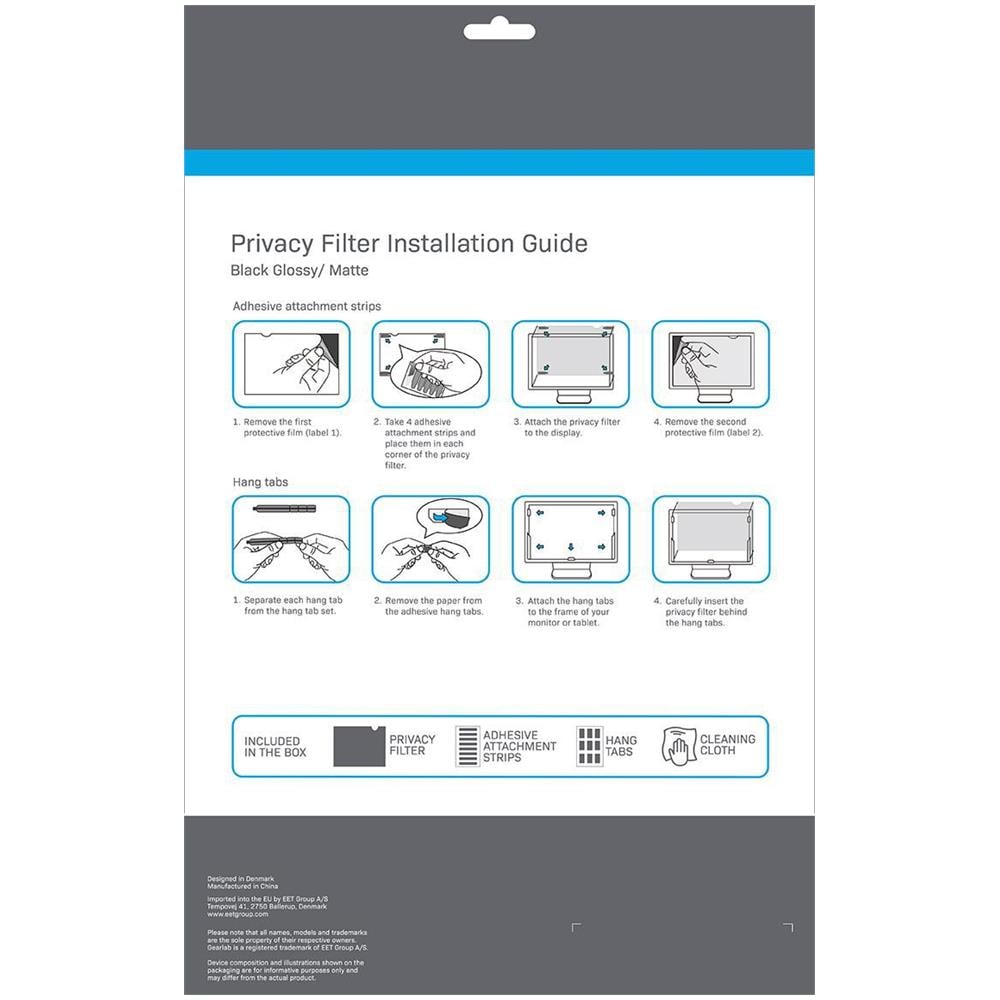GLBB22474297 schermo anti-riflesso 55,9 cm (22") Monitor Filtro per la privacy senza bordi per display - Foto 3