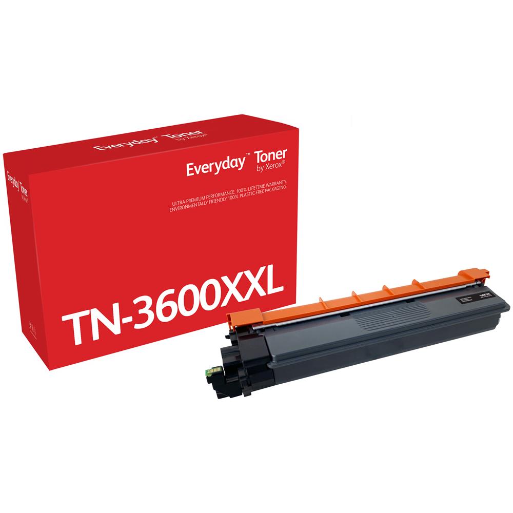 TONER COMPATIBILE - Everyday ™ di Xerox Nero con Brother TN3600XXL, Altissima capacità - Foto 1