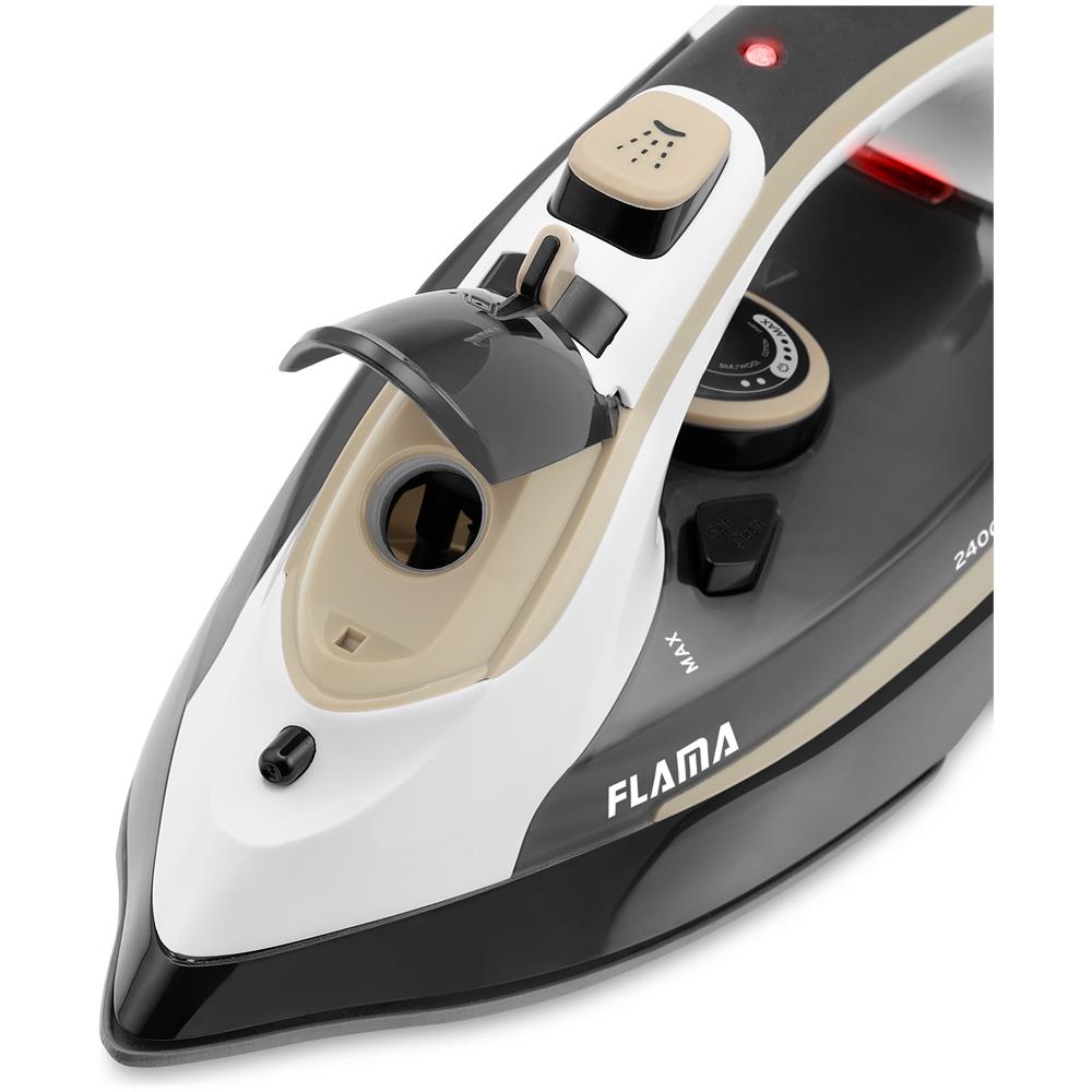 Ferro da Stiro a Secco e a Vapore 5342FL Piastra in ceramica Ultra Glide 2400 W Beige / Nero / Bianco - Foto 10