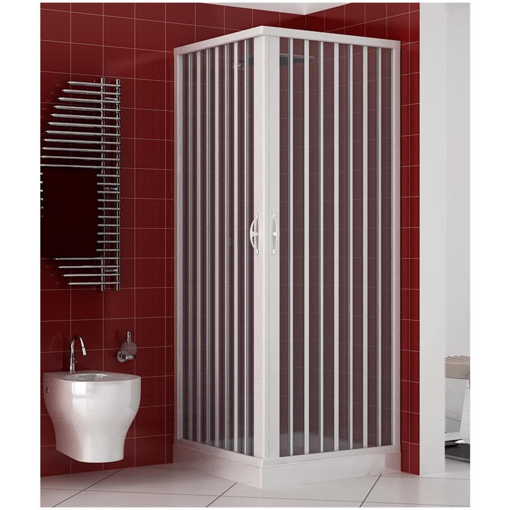 Cabina Doccia Scorrevole Cm 70/80 In Pvc - Foto 2