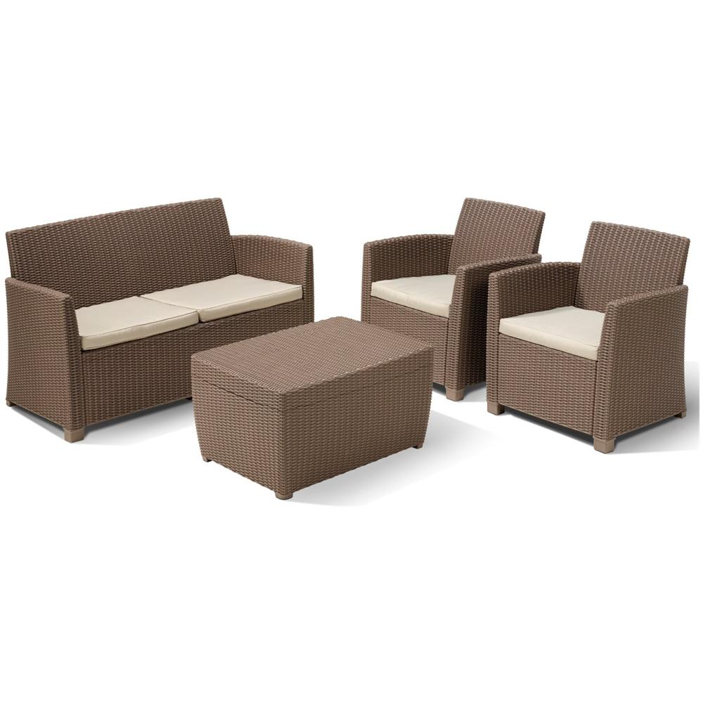 Set da Giardino 4 Pezzi Cappuccino - Modello Corona - Foto 2