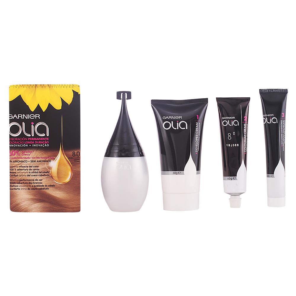 Olia Coloración Permanente 8,0 Rubio Cl Aro 4 Pz - Foto 1