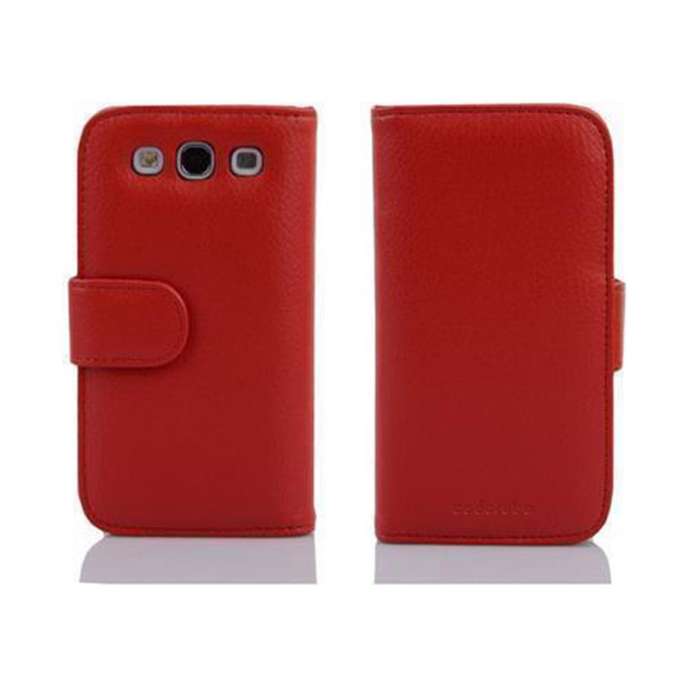 Cadorabo Custodia Compatibile Con Samsung Galaxy Win In Rosso Cremisi - Coperchio Protettivo In Ecopelle Testurizzata E Tasca Per Carte Di Credito - Foto 2