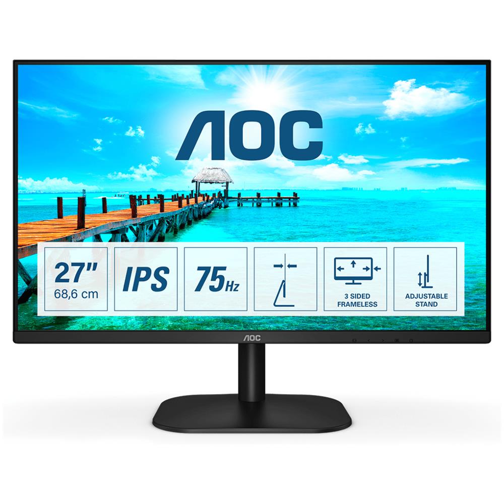 Monitor 27" LED IPS 27B2DA 1920x1080 Full HD Tempo di Risposta 4ms - Foto 1