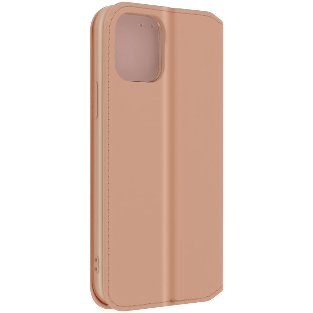 Custodia Folio Iphone 12 Pro Max Portafoglio Funzione Supporto Video Rosa Gold - Foto 5