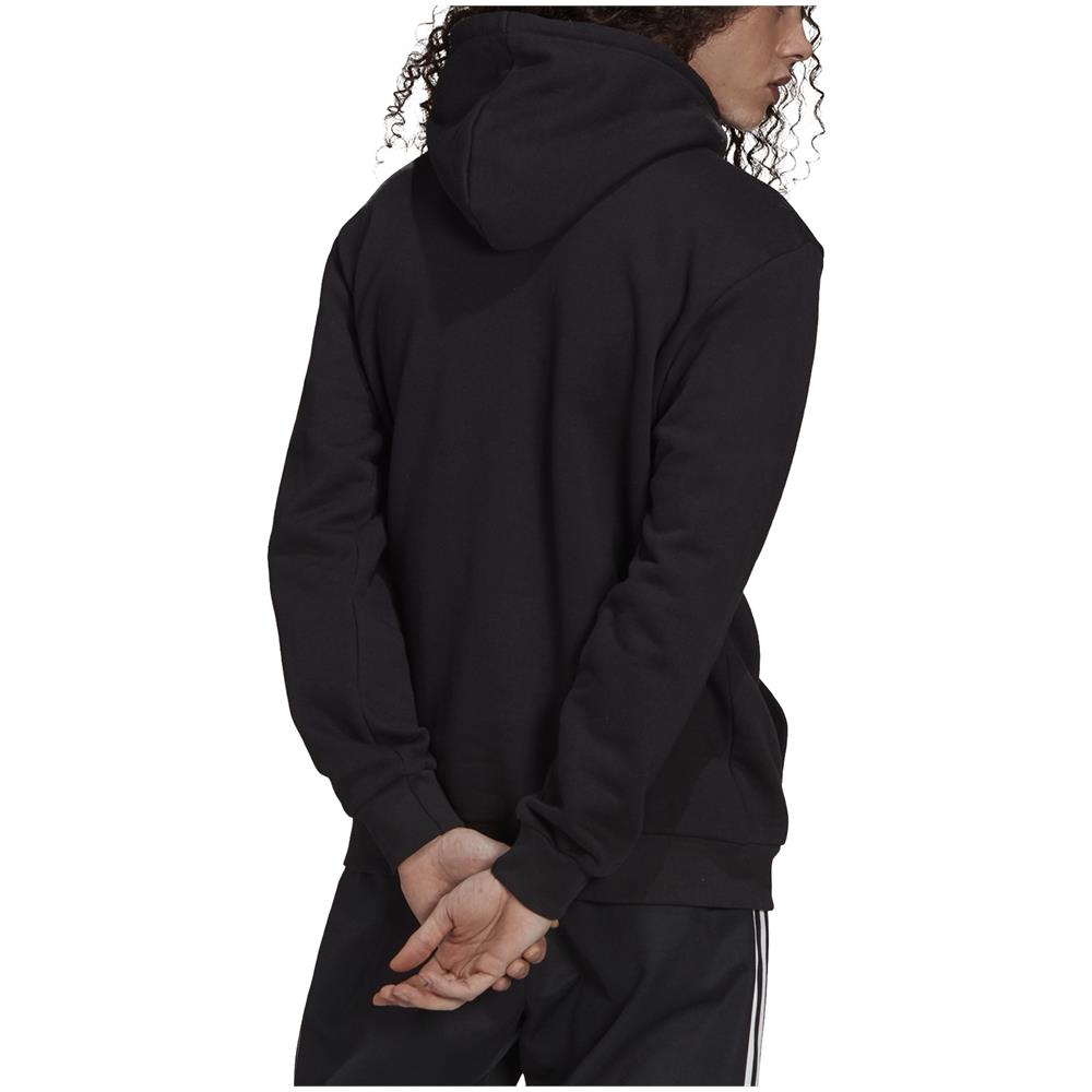 Felpa Da Uomo Con Cappuccio Adicolor Classics Trefoil Nera Taglia Xs Codice H06667 - Foto 2