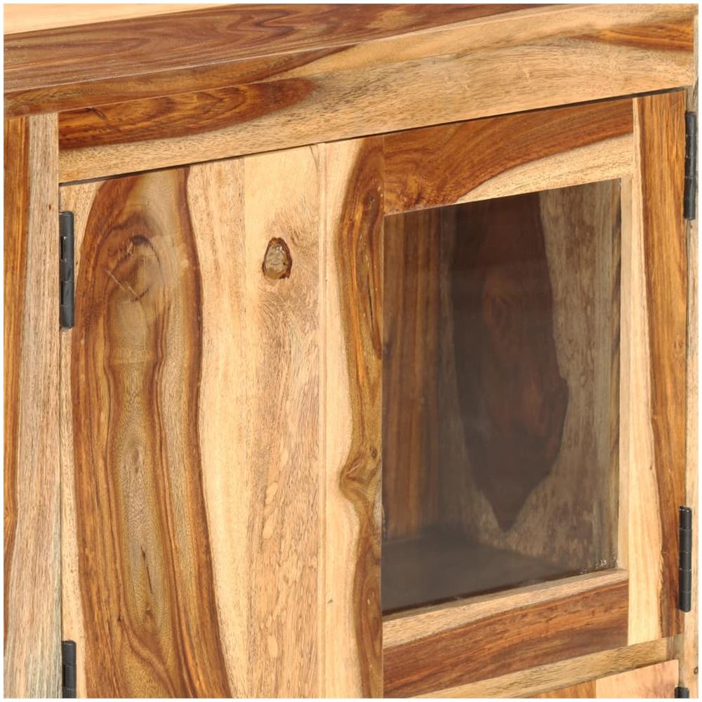 Set Mobili Porta TV 4 pz in Legno Massello di Sheesham - Foto 2
