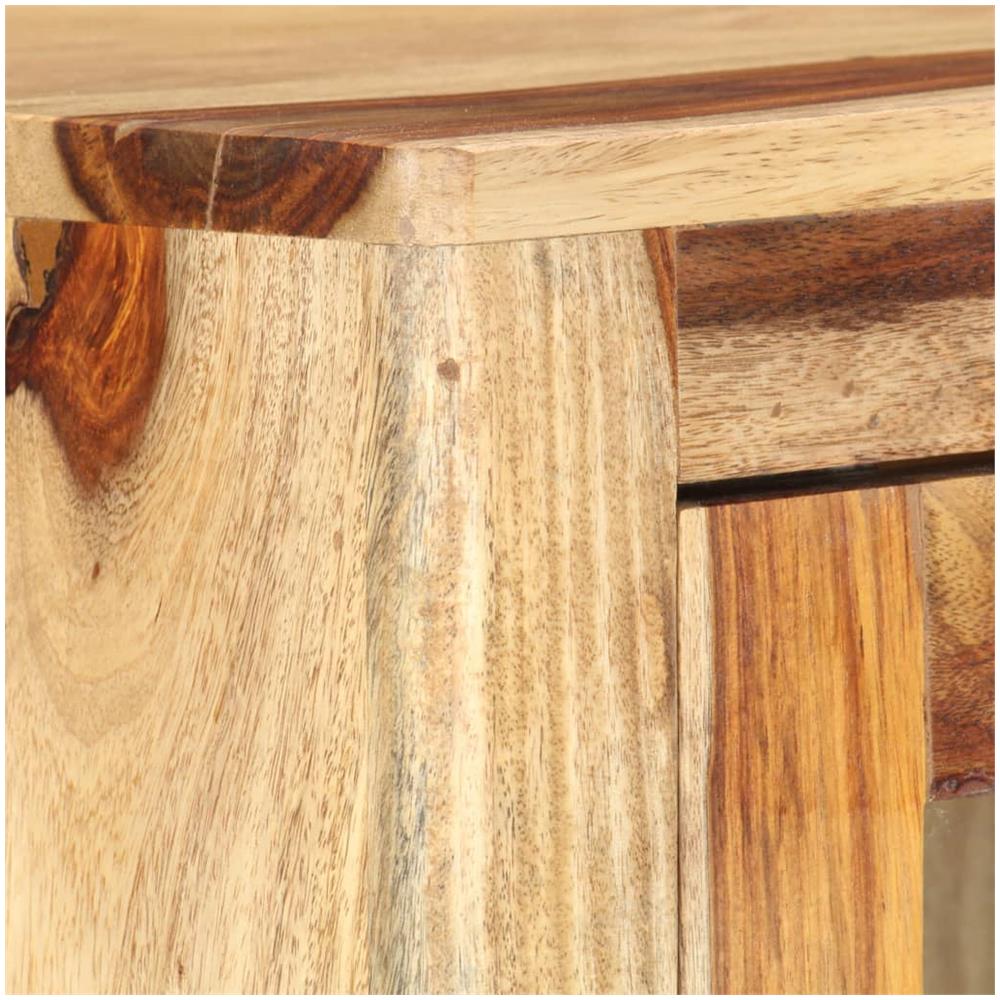 Set Mobili Porta TV 4 pz in Legno Massello di Sheesham - Foto 3