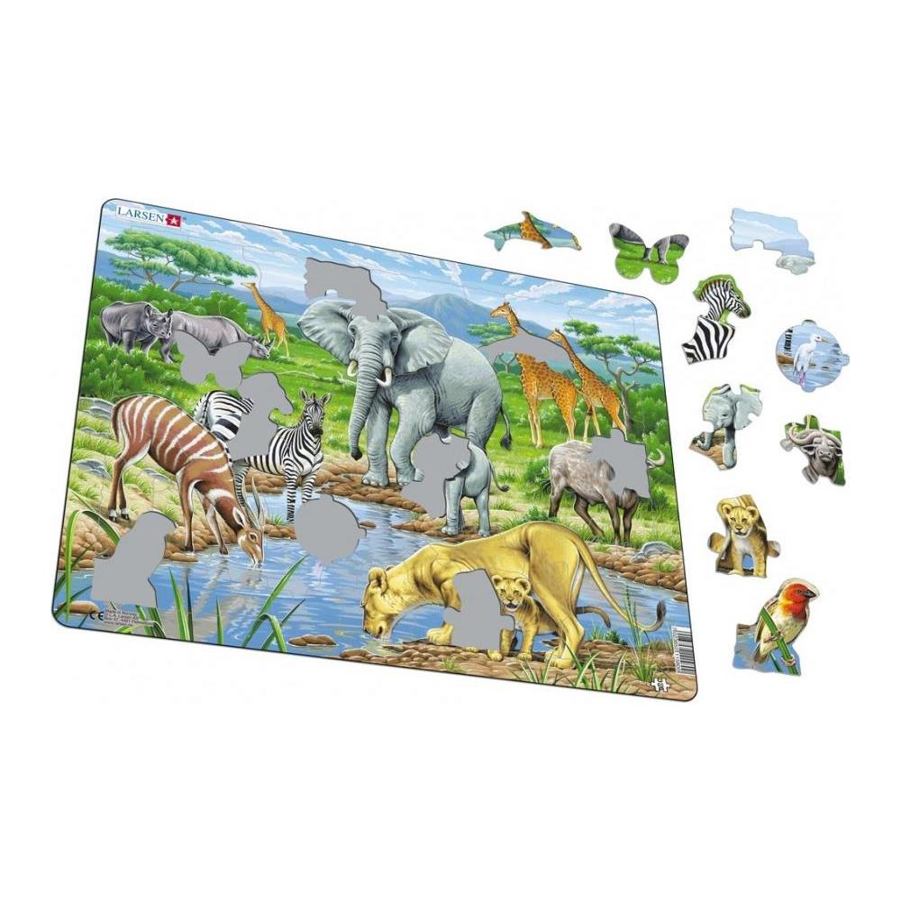 Puzzle Maxi Afrikaanse Savanne65 Pezzi - Foto 2