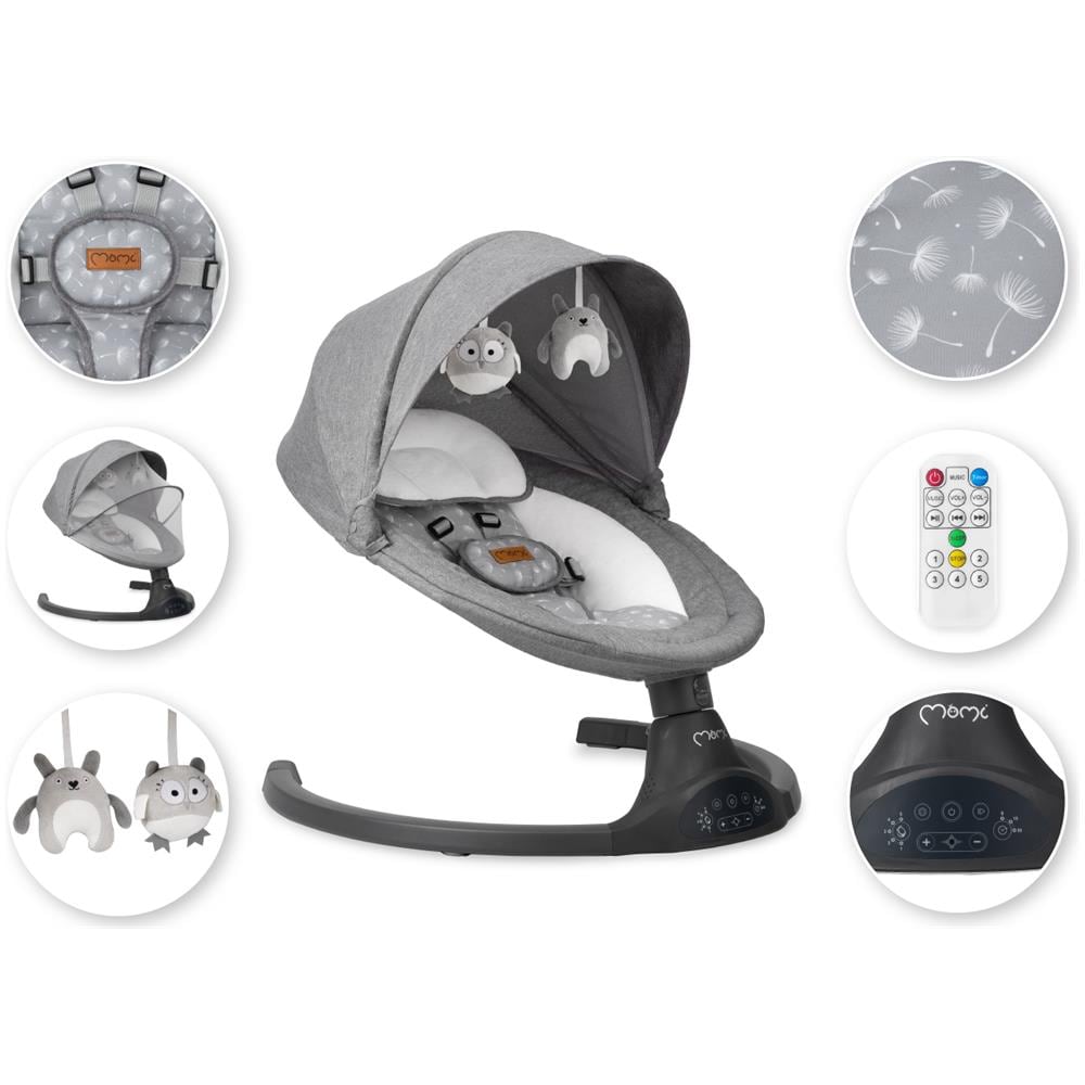 Altalena Elettrica Sedia Baby Swing Lami - Foto 3