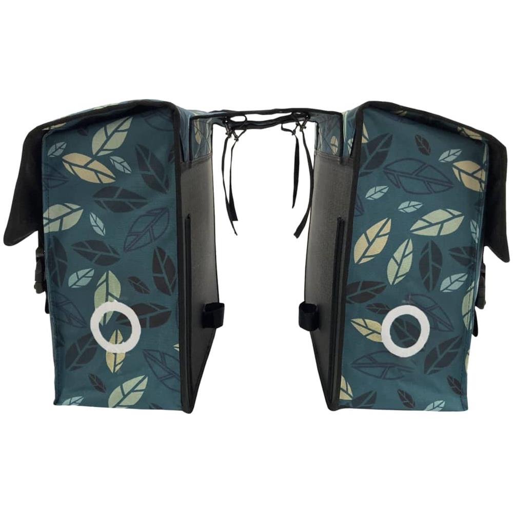 Borsa Per Bicicletta Doppia City Bush 34 L Verde E Blu - Foto 3