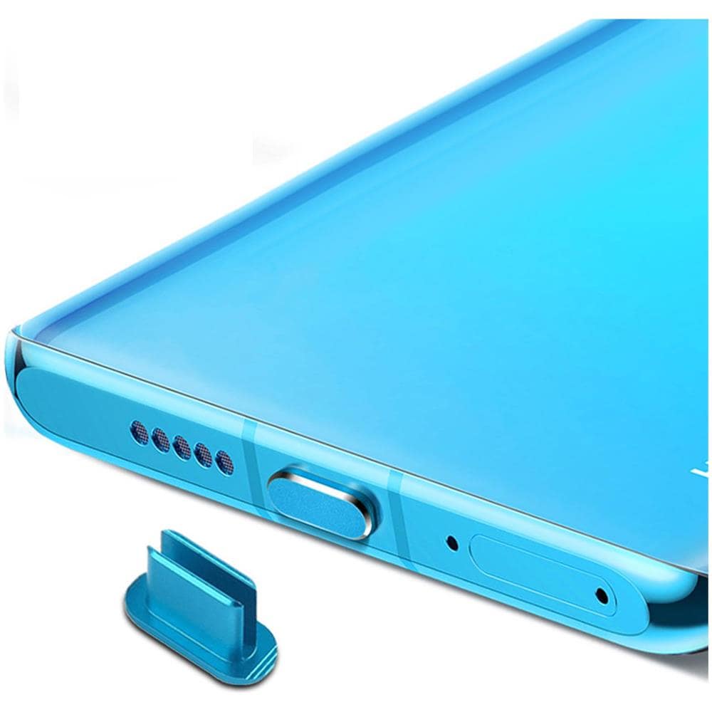 Cappuccio Protettivo Compatibile Con Usb C In Blu Scuro - Spina Di Protezione Dalla Polvere Spina Per La Porta Di Ricarica Antipolvere - Foto 1