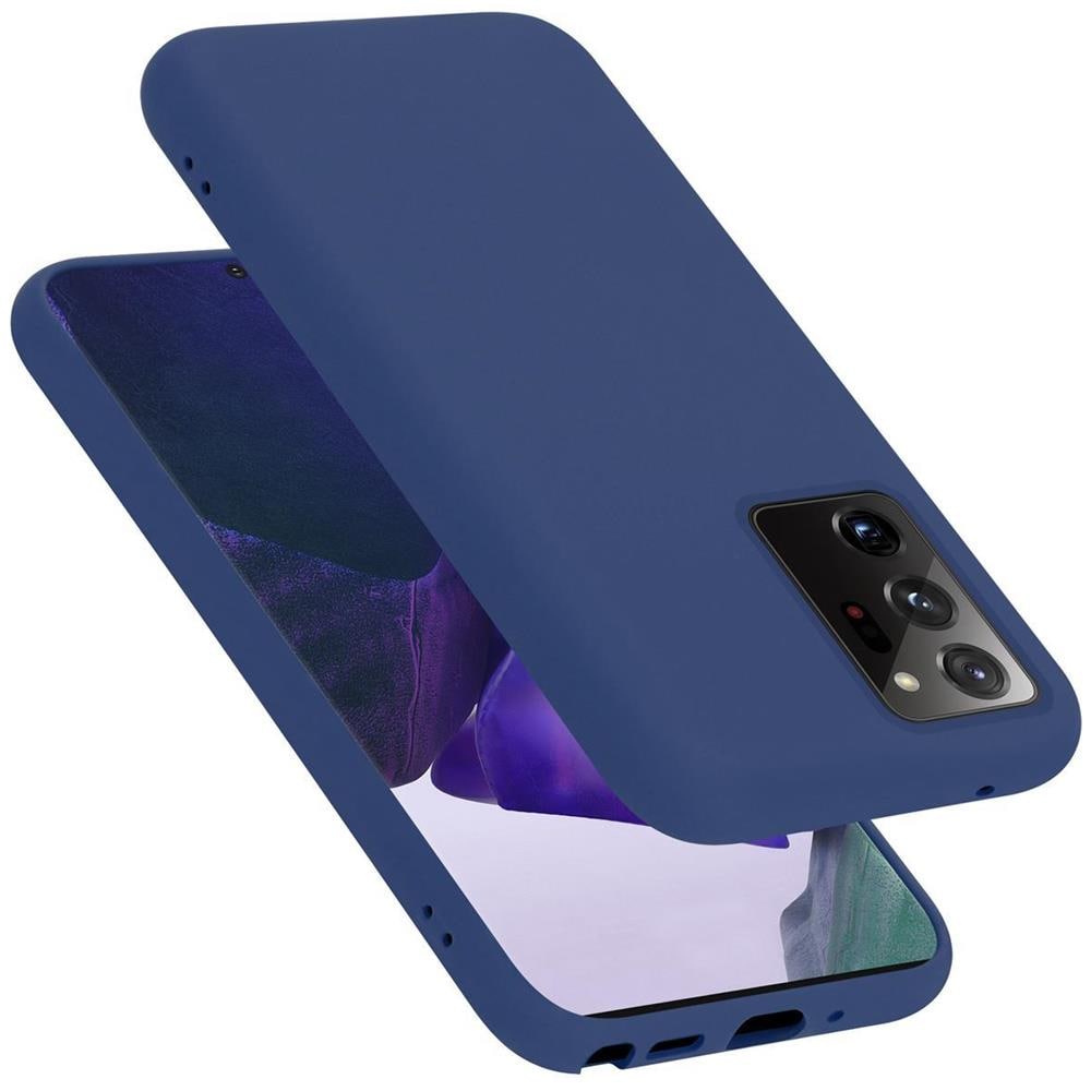 Custodia Compatibile Con Samsung Galaxy Note 20 Ultra In Liquid Blu - Coperchio Protettivo In Silicone Tpu Flessibile - Foto 1