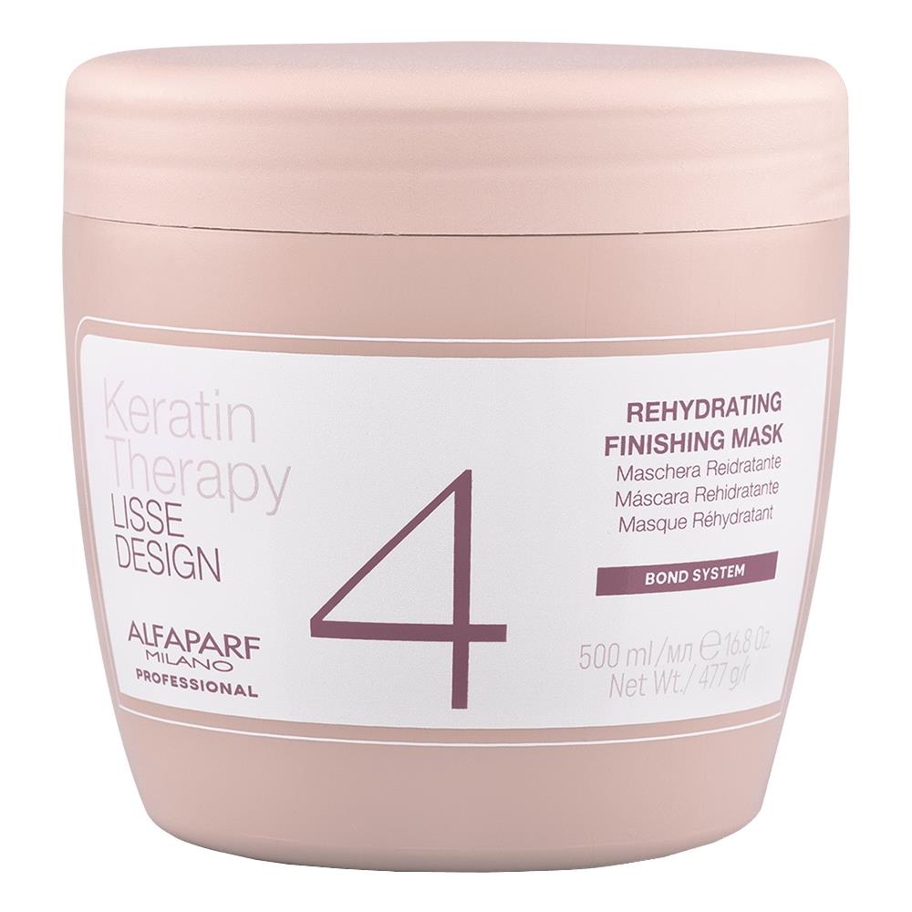 Keratin Therapy Lisse Design Rehydrating Mask 500ml - Maschera Idratante Cheratina Post Trattamento Lisciante - Foto 1