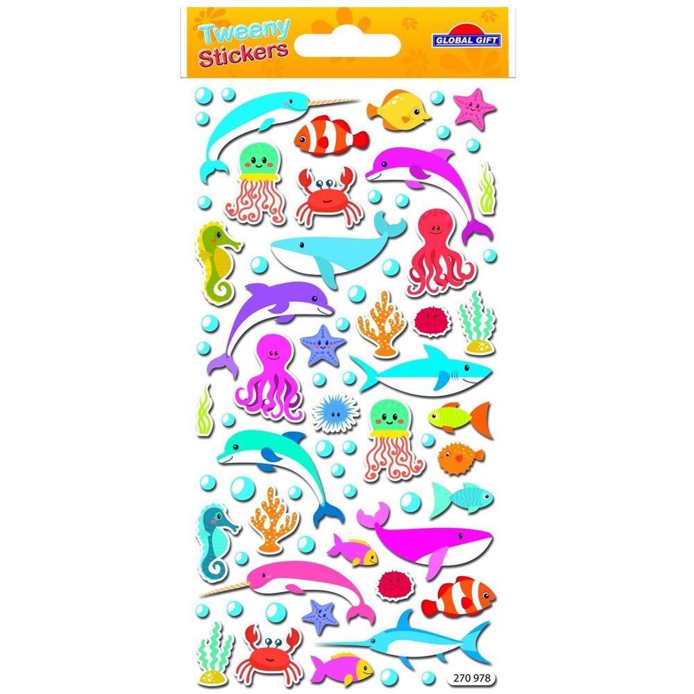 Adesivi Riposizionabili - Schiuma - Animali Marini - Foto 1