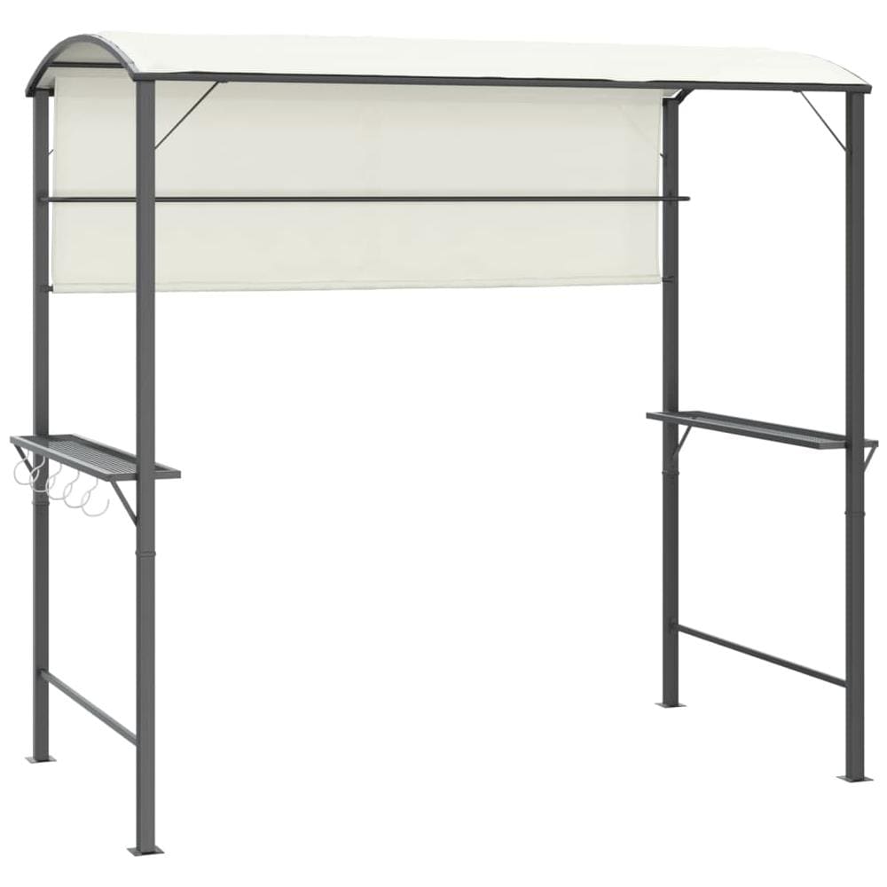 Gazebo con Tetto 220x110x200 cm Crema - Foto 2