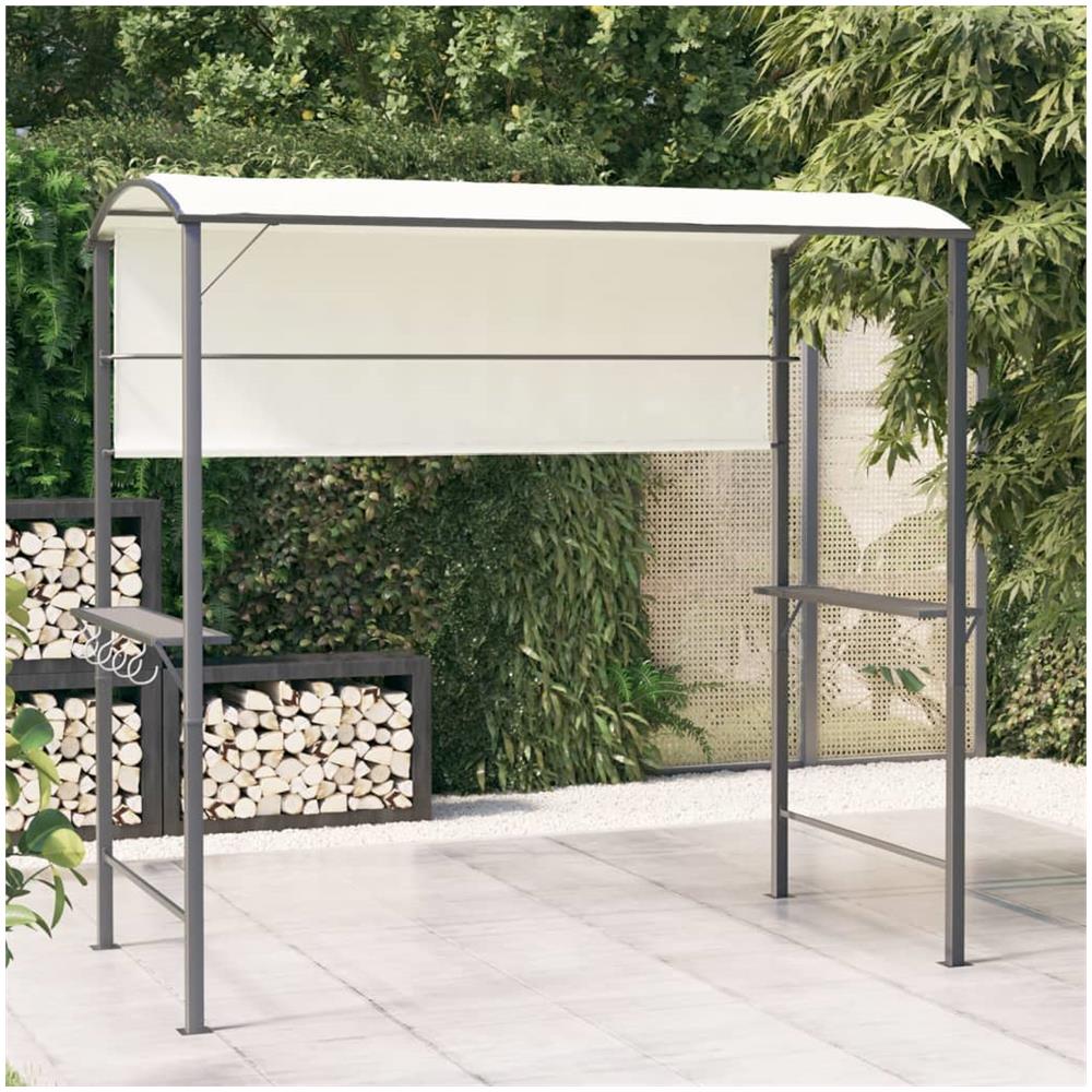 Gazebo con Tetto 220x110x200 cm Crema - Foto 1