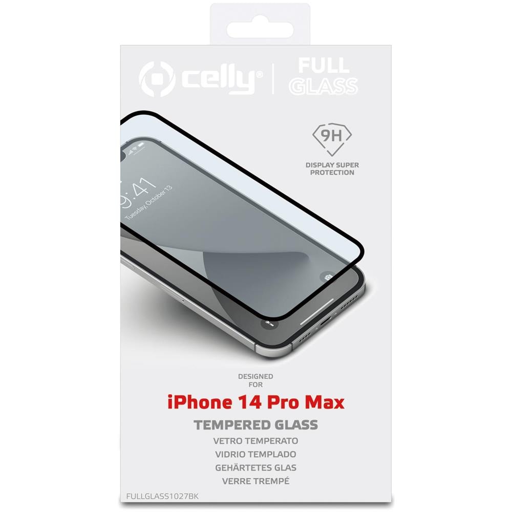 FULL GLASS IPHONE 14 PRO MAX BLACK - Foto 3