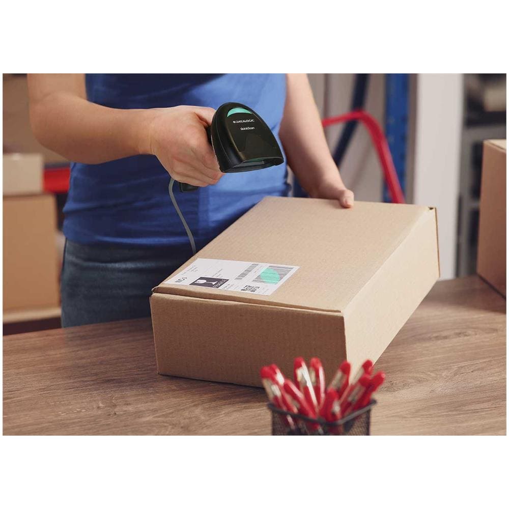 QD2220 Lettore di codici a barre portatile 1D Laser Nero - Foto 4