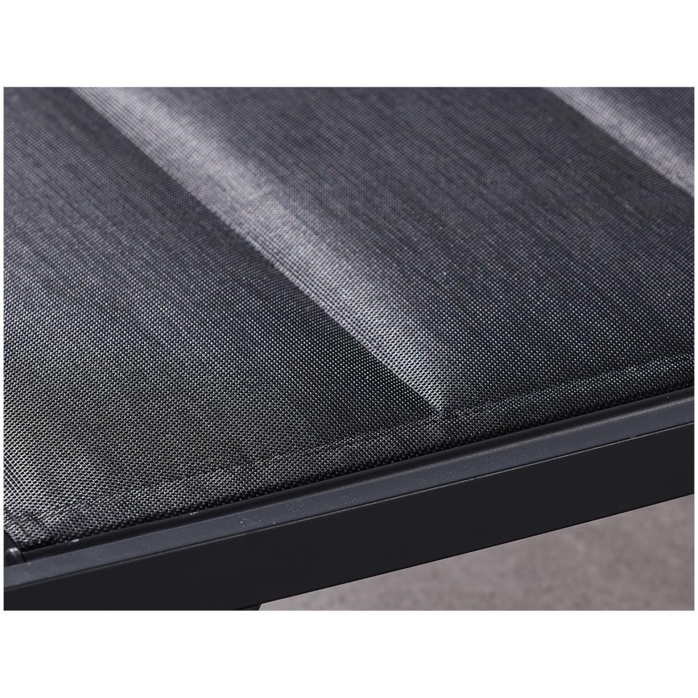 Set Di 2 Sdraio In Alluminio Nero Lisboa - Foto 5