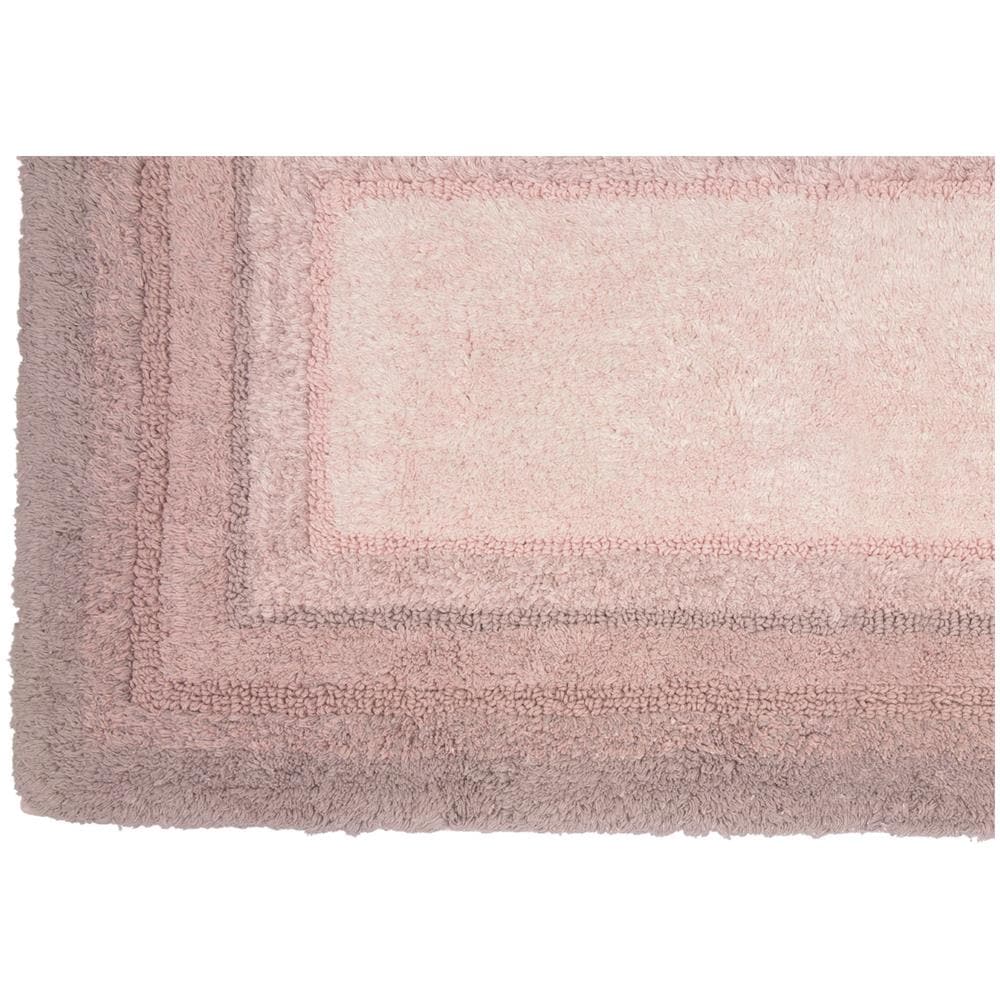 Tappeto Bagno Rettangolare In Spugna Morbida Antiscivolo Degrad&egrave; Confetto 50x80 Confetto - Foto 2