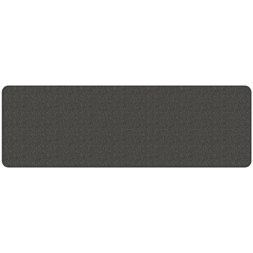 Tappeto Corsia Aspetto Sisal Antracite 50x150 Cm - Foto 3
