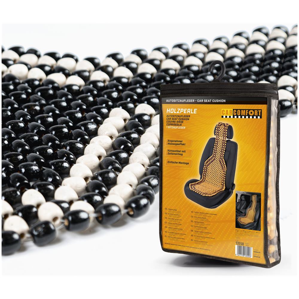 Coprisedili Auto In Sfere Di Legno Nero /bianco - Foto 6