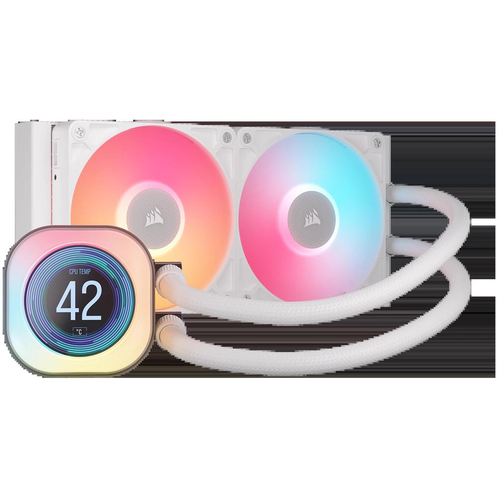 Dissipatore CPU a Liquido iCUE LINK TITAN 240 RX LCD per Socket Intel LGA1851 / 1700 e Socket AM4 / AM5 - Foto 1