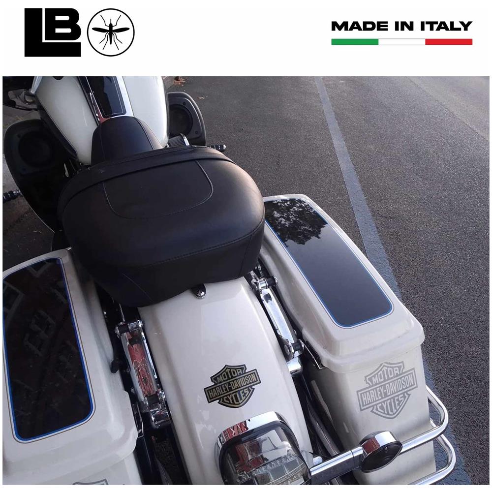 Adesivi 3D Stemma Logo Serbatoio Compatibile Moto Harley Davidson 95X70 Oro Oro - Foto 2