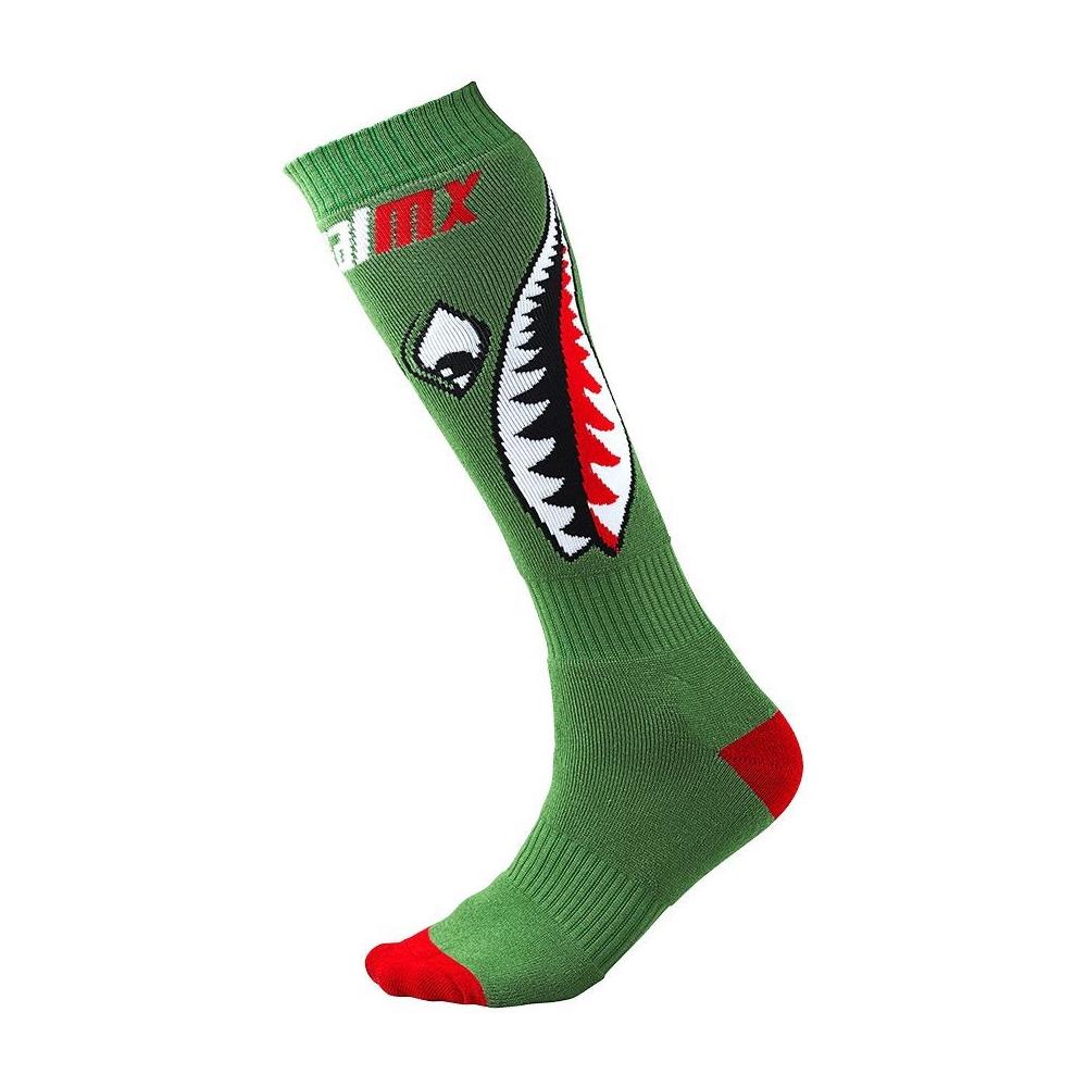 Oneal Calzini Pro Mx Bomber Verde Taglia Unica - Foto 1