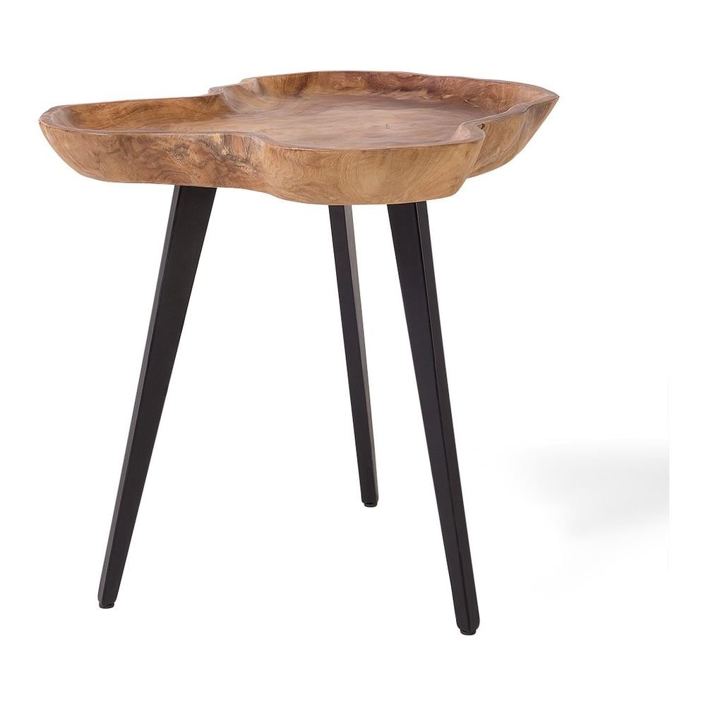 Tavolino Basso Da Caffè - Tavolino Con Piano In Legno - Elsa - Foto 1