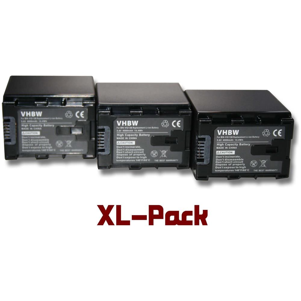 Vhbw Batterie Remplacement JVC BN-VF815U BN-VF823 1400mAh 7.2V Avec Puce Information Pour Caméscope