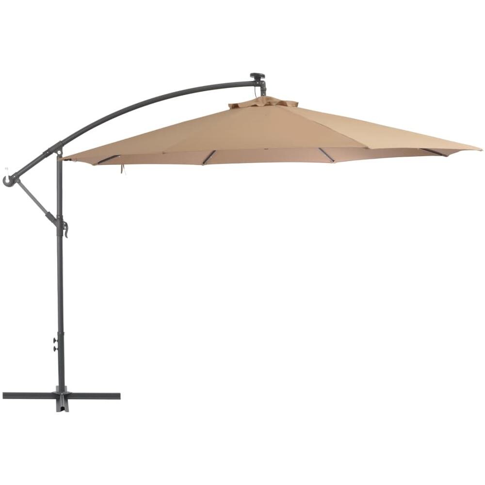 Ombrellone A Sbalzo Con Led E Palo In Metallo 350 Cm Talpa - Foto 1