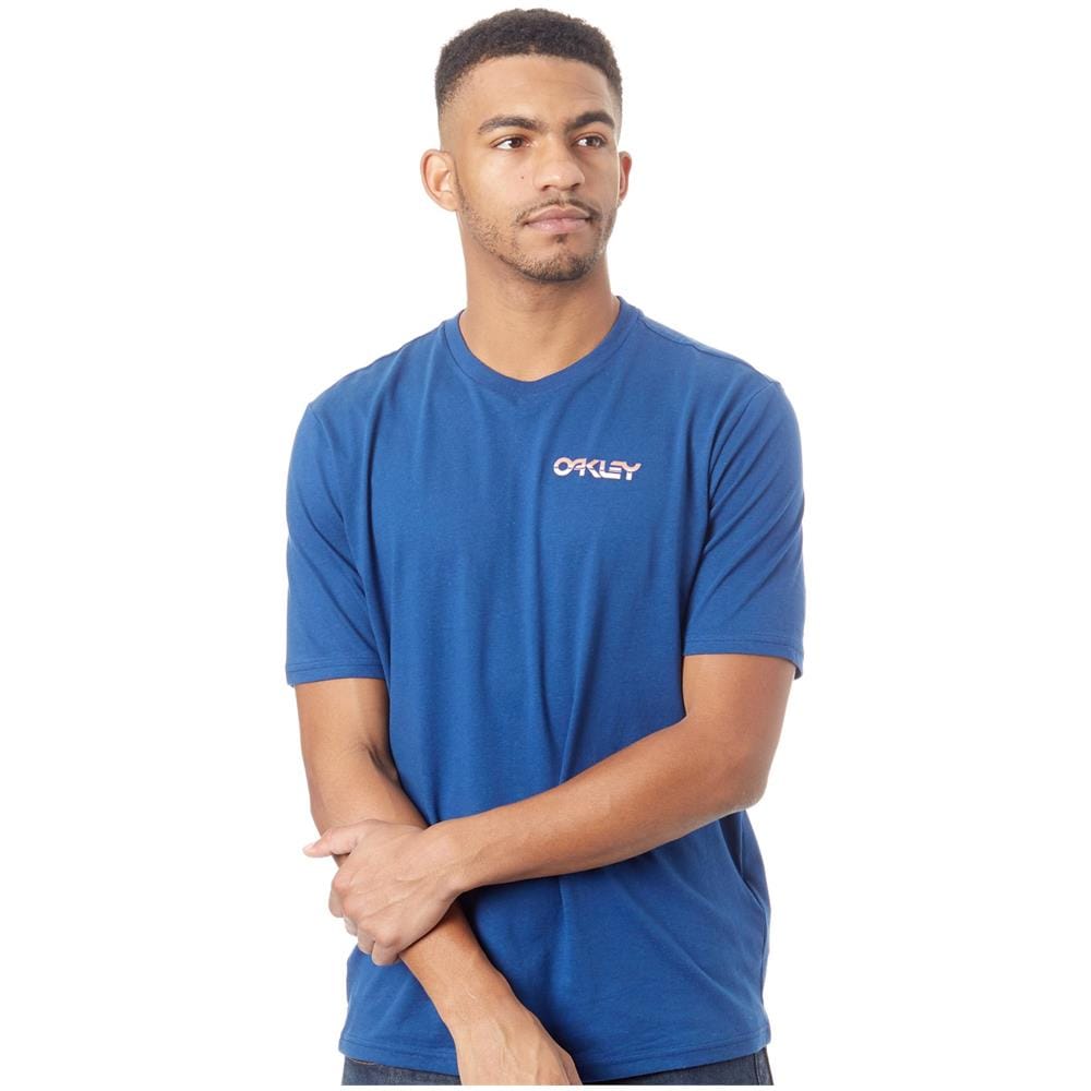 T-shirt B1b Chrome Dark Blu (m, Blu Scuro) - Foto 4