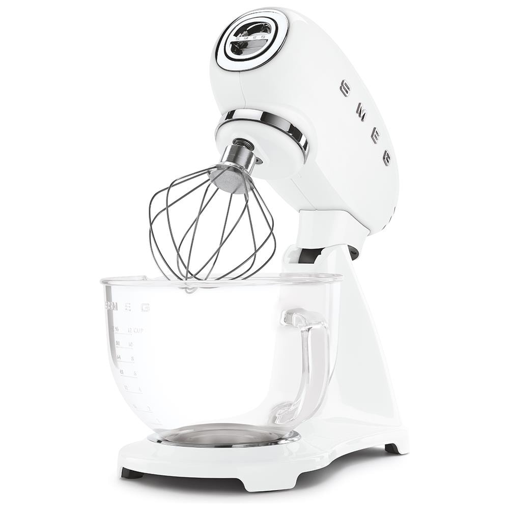 Impastatrice Linea Anni '50 SMF13WHEU Capacità 4.8 L Potenza 800 Watt Ciotola in Vetro Colore Bianco - Foto 2