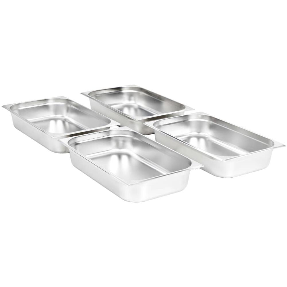 Contenitori Per Alimenti 4 Pz Gn 1/1 100 Mm In Acciaio Inox - Foto 2