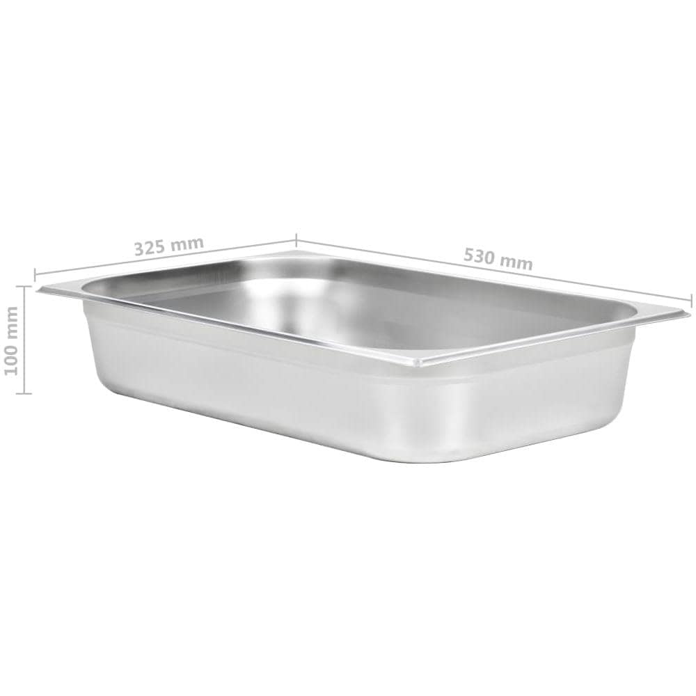 Contenitori Per Alimenti 4 Pz Gn 1/1 100 Mm In Acciaio Inox - Foto 12