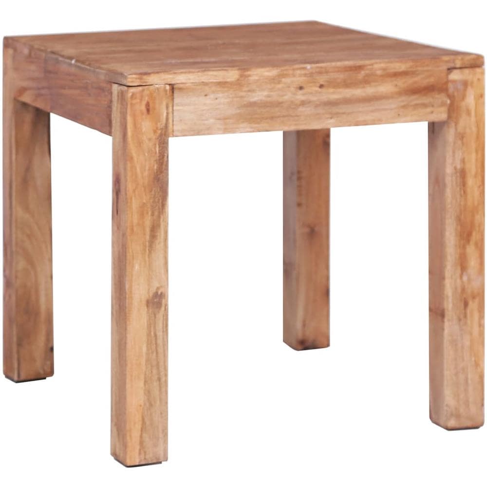 Tavolino da Salotto 53x50x50 cm in Legno Massello di Mogano - Foto 1