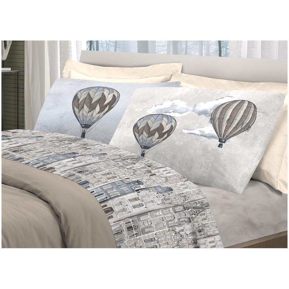 Biancheria Letto King Copripiumino Highliving Cotone Egiziano 300 Fili - Bianco, King Size, Stile Hotel Biancheria Letto 300 Fili Hotel - Foto 14