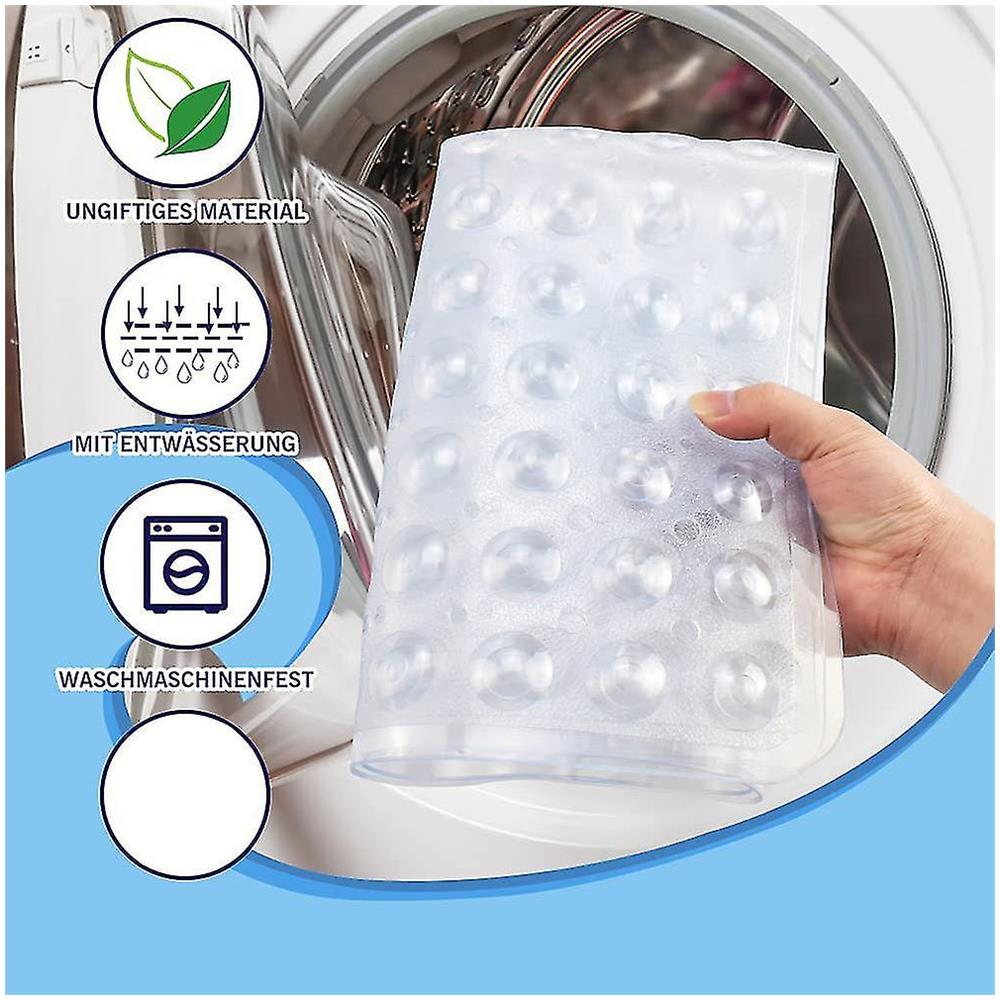 HTN Tappetini Per Doccia Quadrati 53x53 Cm Tappetini Da Bagno Con Ventosa (trasparente) TH10516