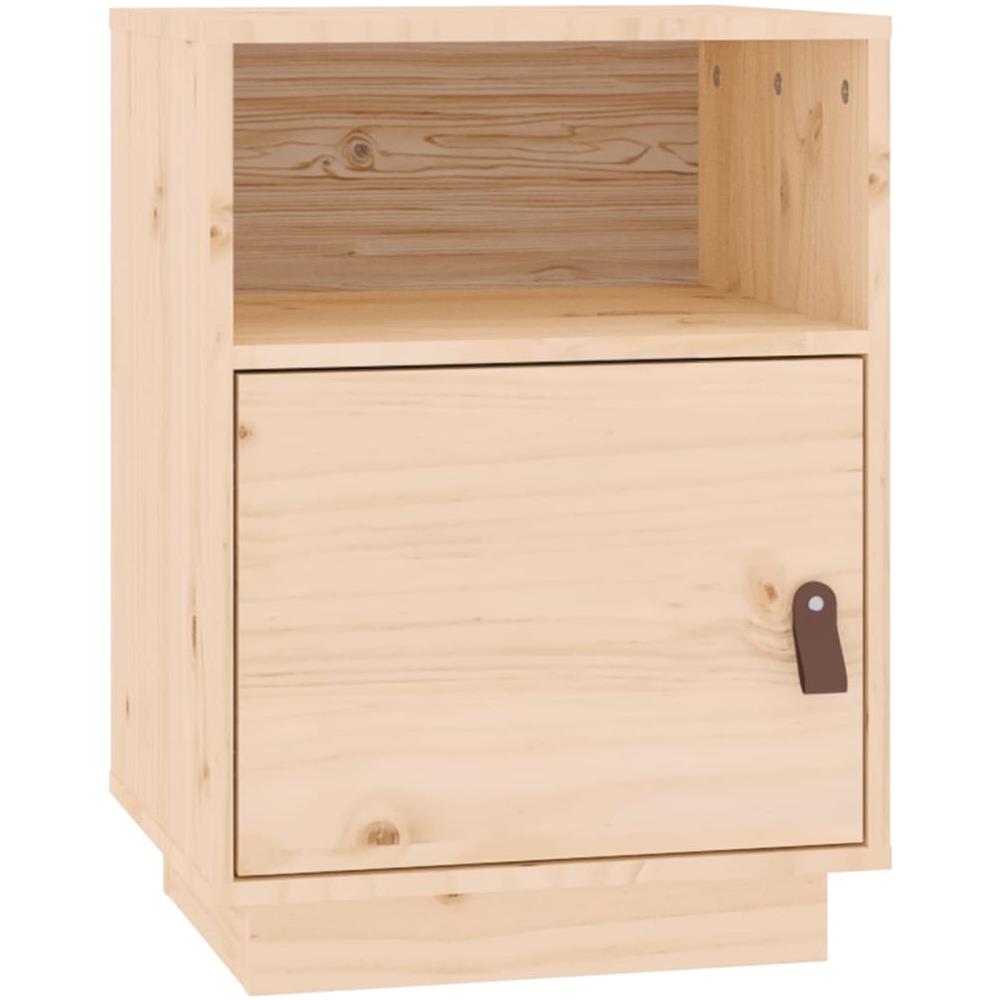 Comodino 40x34x55 Cm In Legno Massello Di Pino - Foto 1