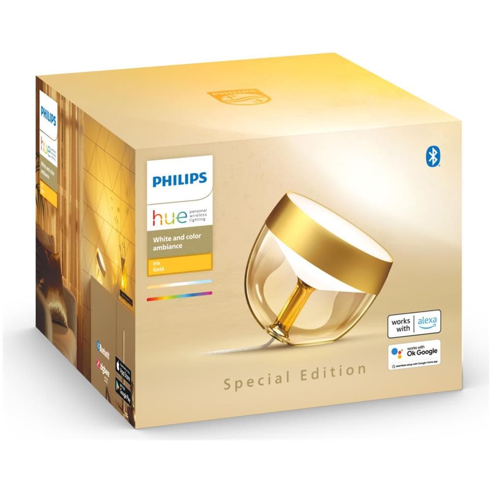 Hue White and Color ambiance IRIS Lampada Smart da Tavolo Oro - Foto 6