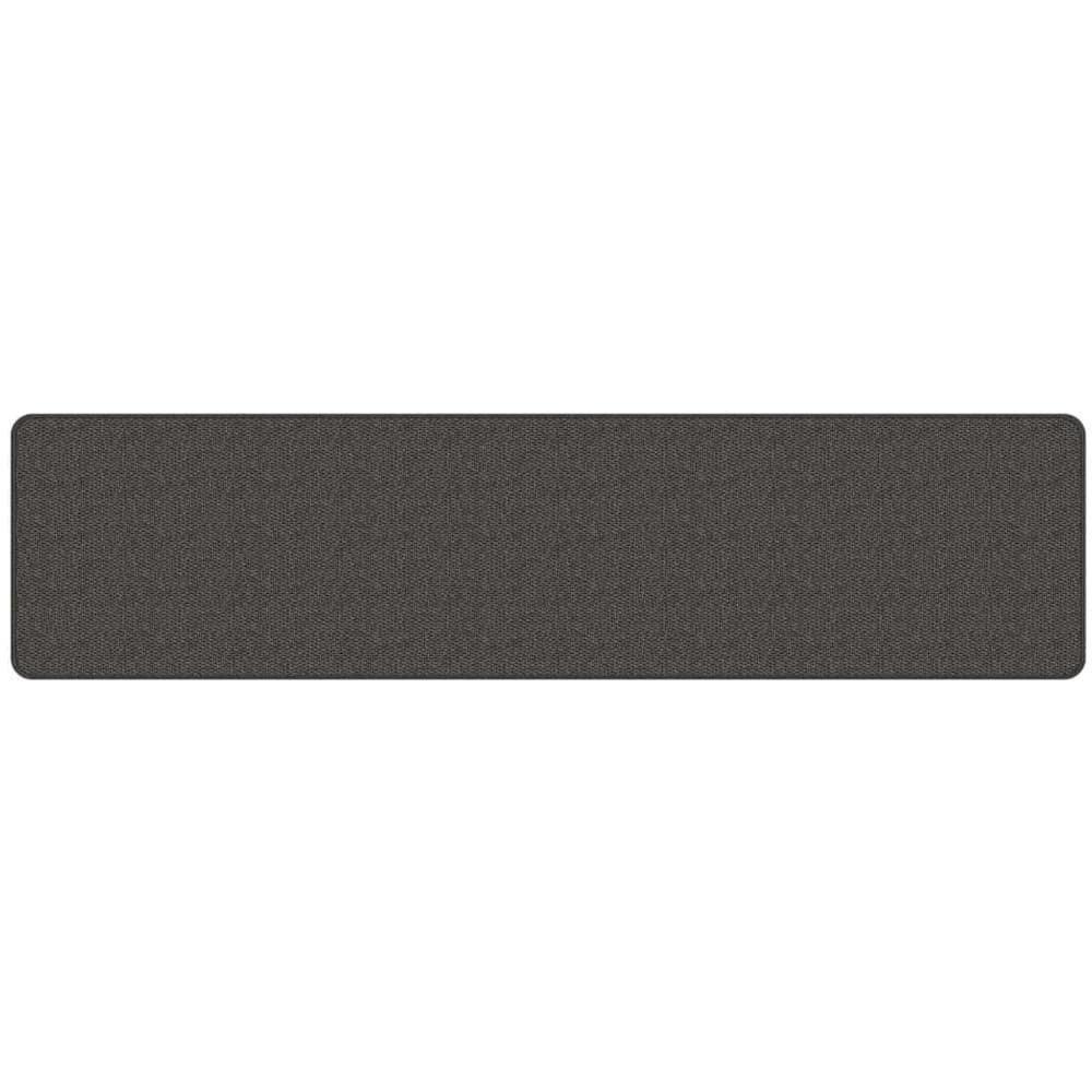 Tappeto Corsia Aspetto Sisal Antracite 50x200 Cm - Foto 3