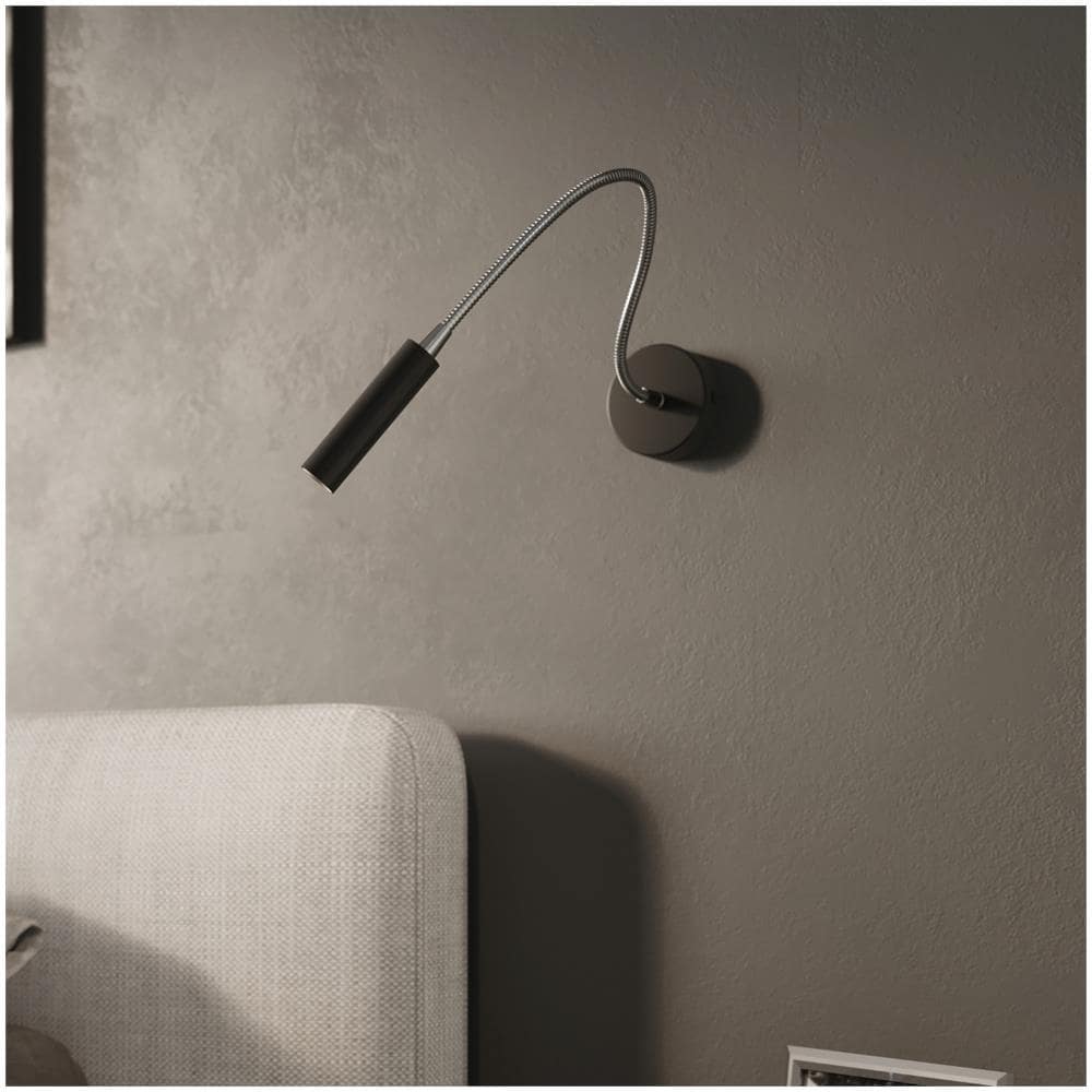 Lampada Da Parete Axil Nero Sl. 0910 - Moderno Lampade Da Parete Nero 52x8x52 Cm - Foto 1