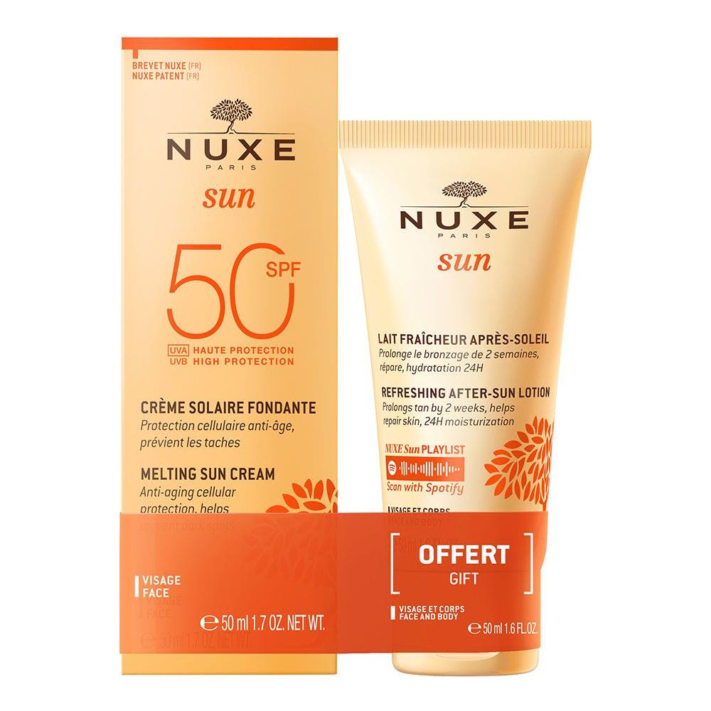 Set : Sun, Uv Protection, Sunscreen Cream, For Face, Spf 50, 50 Ml + Sun, Sun Protection, After-sun Lotion, 50 Ml - Foto 1