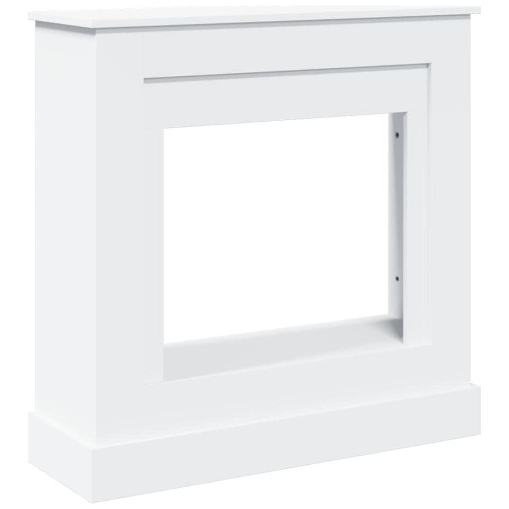 Cornice per Camino Bianca 90x30x90 cm in Truciolato - Foto 1