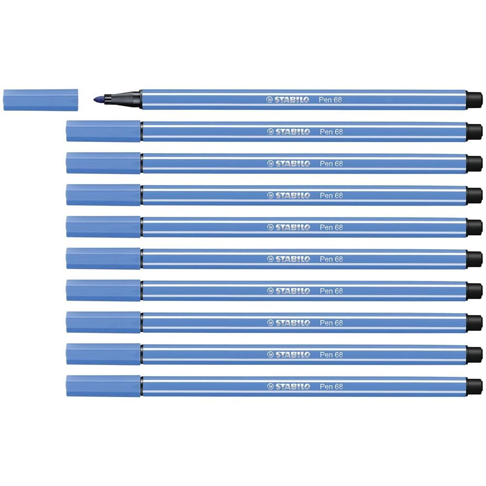 Pen 68 - Pennarello Premium - Confezione da 10 - Blu Scuro - Foto 1
