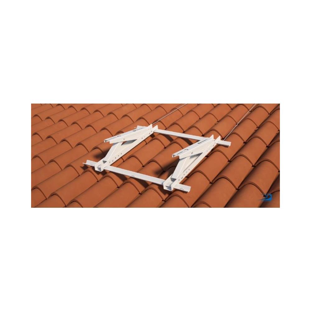 Con. 2 Staffe Tetto 48x100 C. Gomm. - Foto 1